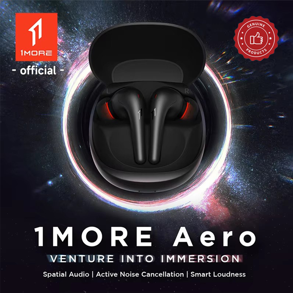 Bluetooth Headset On Ear - 1MORE Aero Ear Buds Redukcja Szumów